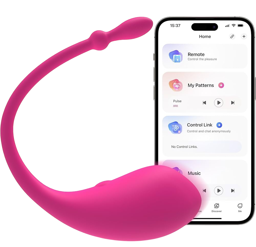 Bluetooth App-Controlled Vibrator & Love Egg - Clitoral & G-Spot Stimulation