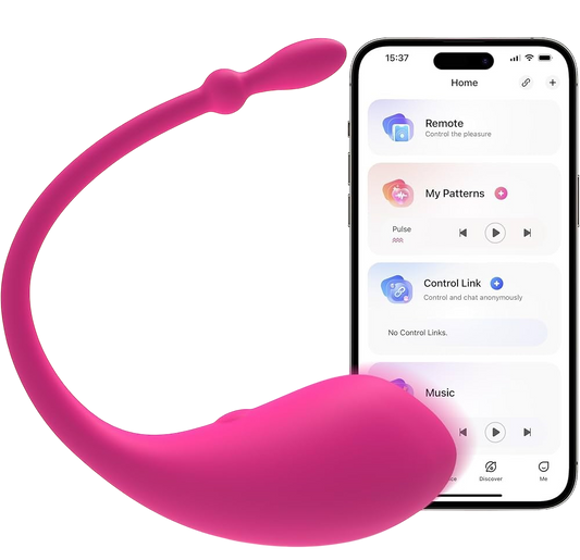 Bluetooth App-Controlled Vibrator & Love Egg - Clitoral & G-Spot Stimulation