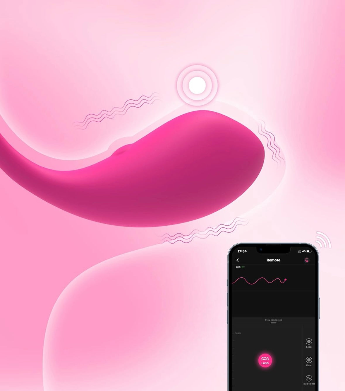 Bluetooth App-Controlled Vibrator & Love Egg - Clitoral & G-Spot Stimulation